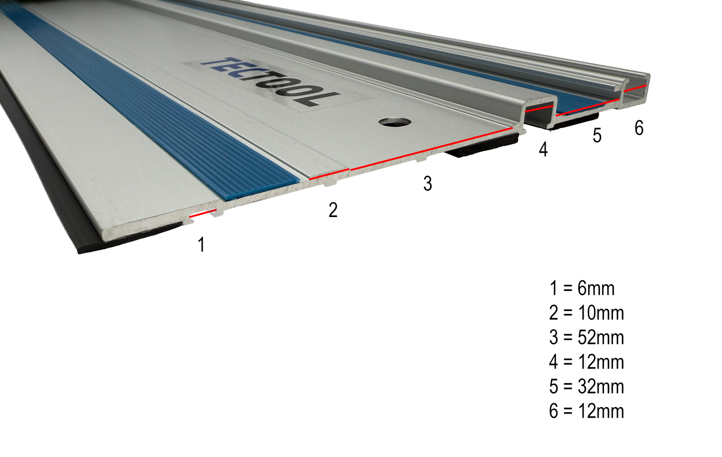 TECTOOL Führungsschiene FS 1400 für Tauchsäge TSF 55