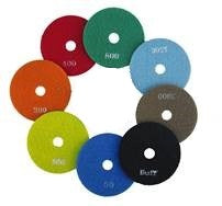 Diamant Klett Schleif- u. Polierpad-SET, Ø100mm - BERG TECTOOL GmbH