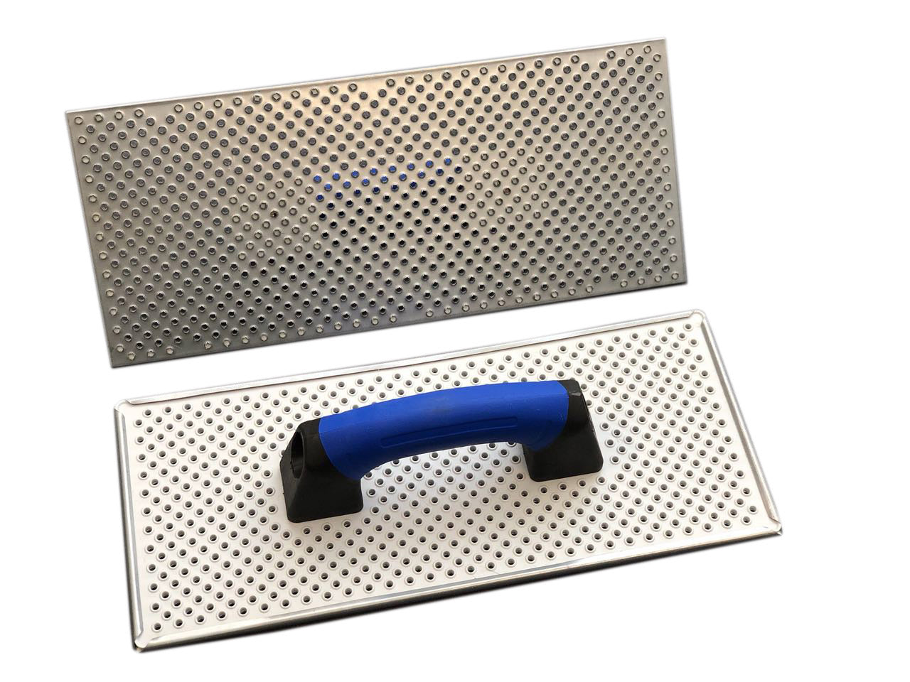 WDS-Schleifbrett mit Stahlblech Raspelbelag, Egalisierungsbrett Softgriff, 380 x 160 mm - BERG TECTOOL GmbH