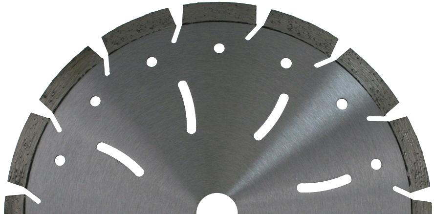 TT Diamantscheibe, segmentiert, Lüftungsl., Ø 350 - BERG TECTOOL GmbH